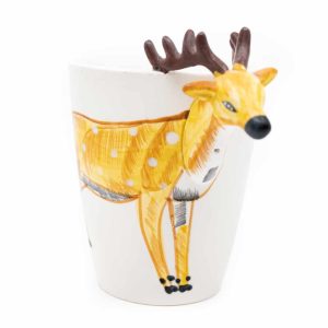 Tasse Handbemalter Hirsch