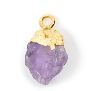 Geburtsstein-Anhänger Februar Amethyst (10 mm)