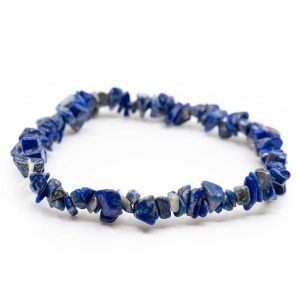 Edelstein Splitterarmband Lapislazuli