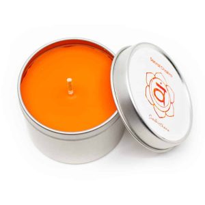 Natürliche Duftkerze 2. Chakra - Patchouli