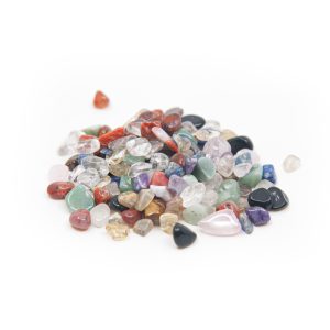 Trommelsteine Quarz Mix (5 bis 10 mm) - 100 Gramm