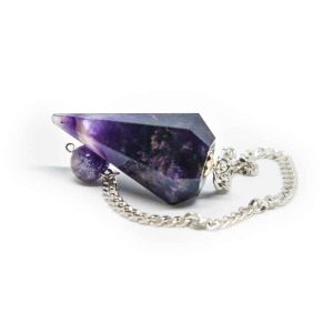 Pendel Edelstein Amethyst Facette