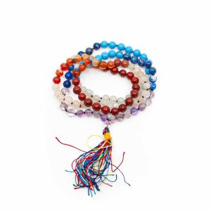 7 Chakra Edelsteine Mala - 108 Perlen