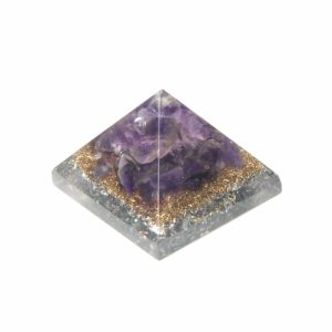 Orgonit-Baby-Pyramide aus Amethyst