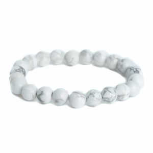 Edelstein-Armband Howlite - 8 mm