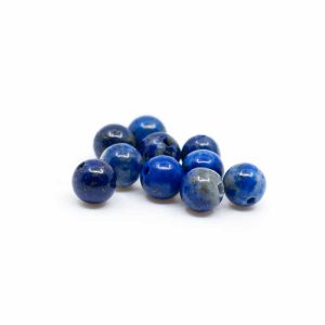 Edelstein Lose Perlen Lapislazuli - 10 Stück (4 mm)