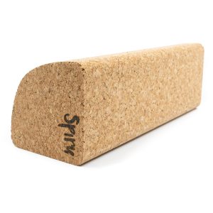 Spiru Yoga Block Eco Kork Halb Rund - 23 x 8 x 8 cm