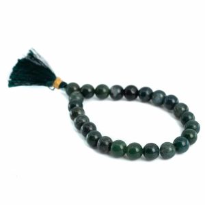 Edelstein-Armband Heliotrop 'Power Beads' - 8 mm