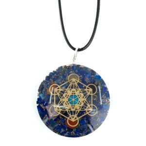 Orgonit Anhänger Metatron Chakra Lapislazuli