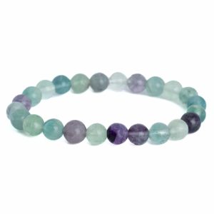 Edelstein-Armband Fluorit - 8 mm