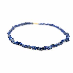 Edelstein Splitterkette Lapis Lazuli (45 cm)