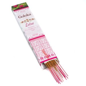 Goloka Lotus Räucherstäbchen (1 Schachtel)