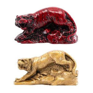 Feng Shui Chinesisches Tierkreiszeichen Tiger Figuren Set - Bündel