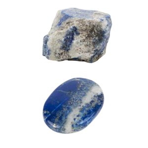 Rohes Lapislazuli & Taschenstein Set - Bündel