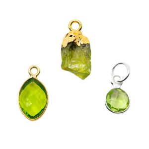 Beliebtes Peridot-Anhänger-Set - Bündel