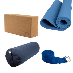 Yoga-Starter-Set Luxus - Blau