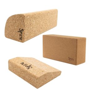 Kork Yoga Block Set mit Verschiedenen Formen