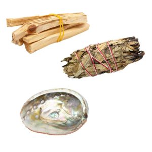 Reinige dein Haus Paket mit Yerba Santa Smudge (Mittel) - Bündel