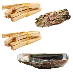 Reinige dein Haus Paket mit Yerba Santa Smudge (Groß) - Bündel