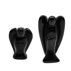 Obsidian Engel Set (Klein und Groß) - Bündel