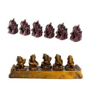 Mini-Ganesha-Figuren-Set - Bündel